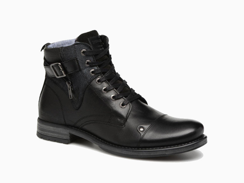 Boots Yero en cuir noir