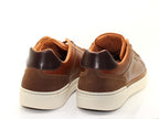 Baskets ville Redskins en cuir cognac Vaillance