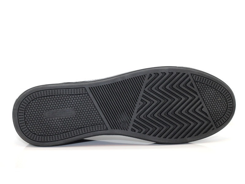 Baskets ville Redskins en cuir noir Decent