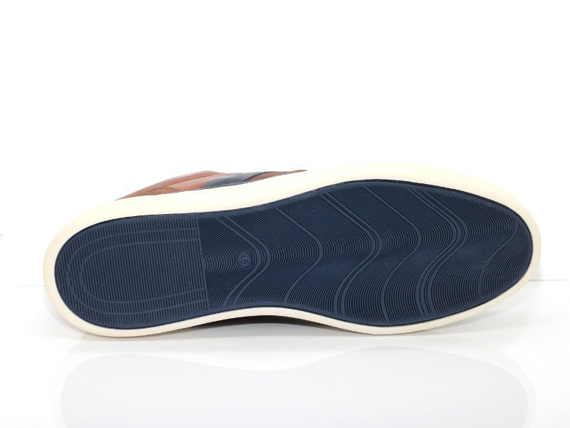 Baskets ville Redskins en cuir marron
