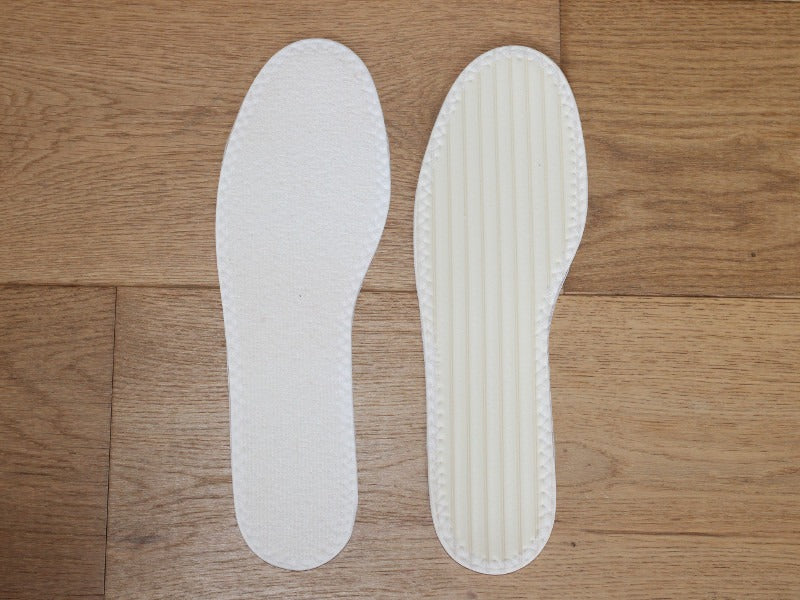 Semelles en coton
