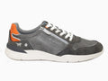 Sneakers gris Mustang avec zip et lacets