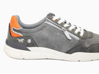 Sneakers gris Mustang avec zip et lacets
