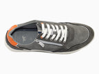 Sneakers gris Mustang avec zip et lacets