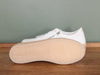 Tennis Gabor en cuir blanc avec double zip