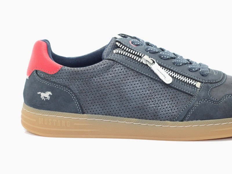 Sneakers modernes Mustang bleu Navy