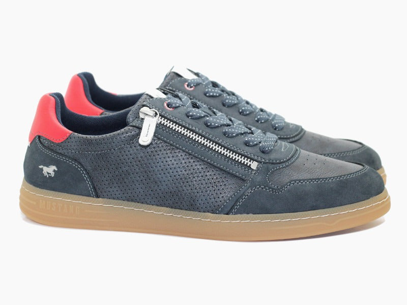 Sneakers modernes Mustang bleu Navy