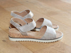Sandales Gabor en cuir irisé
