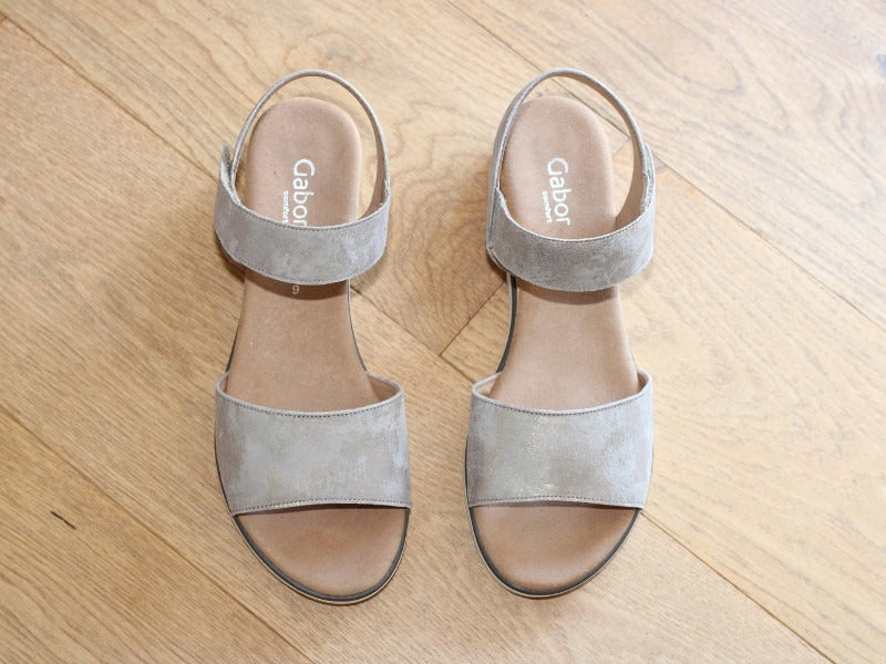 Sandales Gabor en cuir irisé