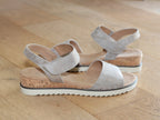 Sandales Gabor en cuir irisé