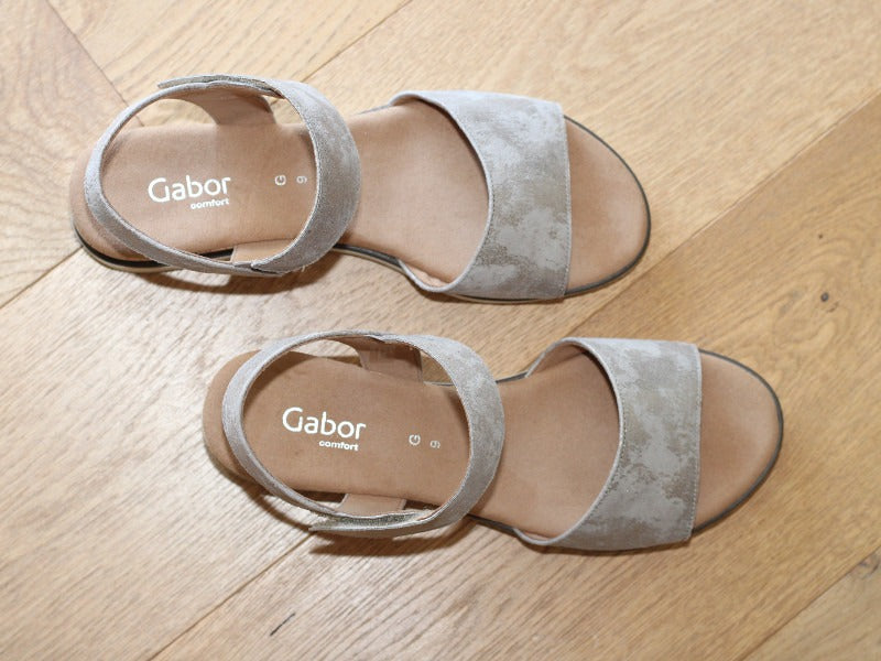 Sandales Gabor en cuir irisé