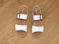 Sandales blanches Remonte avec double brides