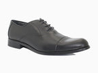 Richelieus en cuir noir Garett