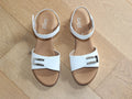 Sandales en cuir blanc Gabor