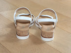 Sandales en cuir blanc Gabor