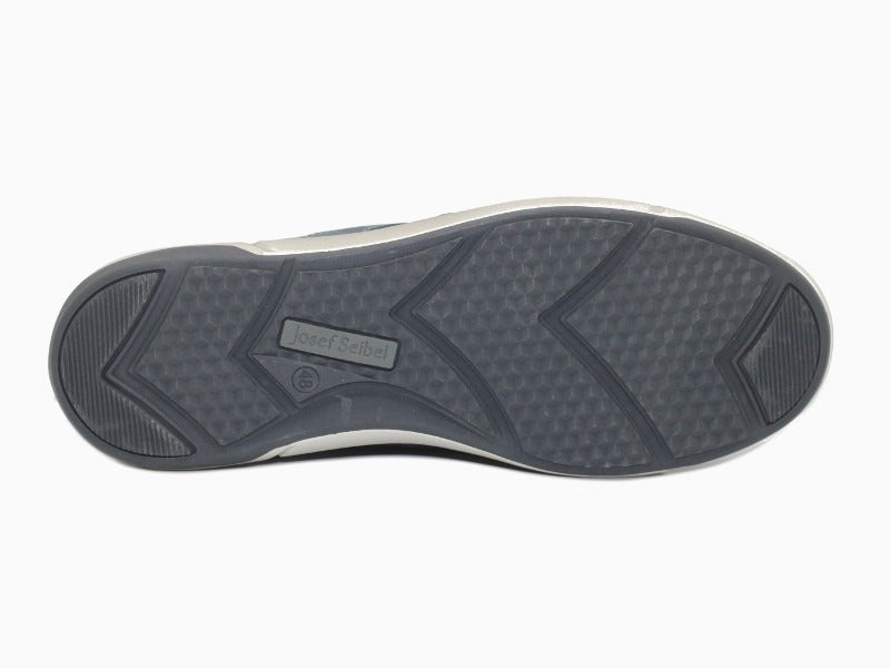 Chaussures en cuir avec lacet et double zip Enrico