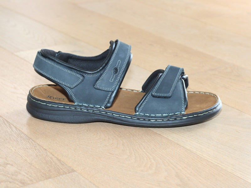Sandales confortables Rafe en cuir et brides ajustables
