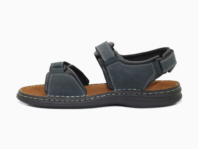 Sandales confortables Rafe en cuir et brides ajustables