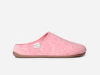 Chaussons slipper en feutre rose Mona
