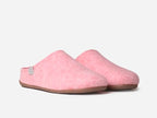 Chaussons slipper en feutre rose Mona