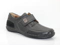 Chaussures en cuir noir avec scratch New Anvers