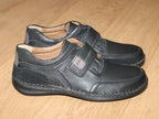 Chaussures en cuir noir avec scratch New Anvers