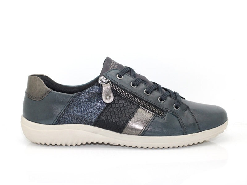 Sneakers Remonte en cuir bleu marine