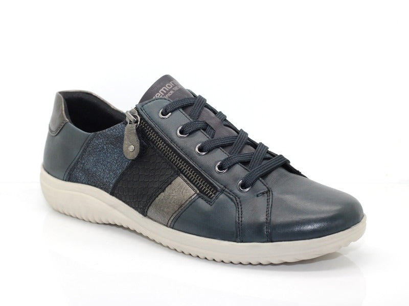Sneakers Remonte en cuir bleu marine