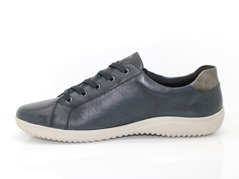 Sneakers Remonte en cuir bleu marine