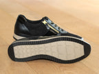 Baskets en cuir noir Gabor avec double zip