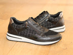 Basket mode Remonte en cuir combi noir
