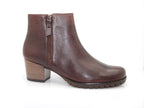 Bottines à talon Gabor en cuir brun