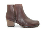 Bottines à talon Gabor en cuir brun