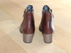 Bottines à talon Gabor en cuir brun