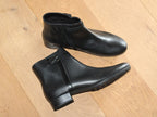 Bottines plates Gabor en cuir noir