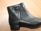 Bottines plates Gabor en cuir noir
