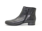 Bottines plates Gabor en cuir noir