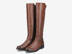 Bottes hautes en cuir marron Remonte 