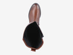 Bottes hautes en cuir marron Remonte 