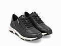 Baskets confort Remonte en cuir noir