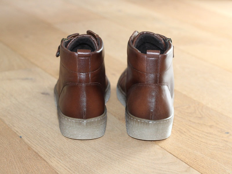 Basket montante Gabor en cuir marron brun