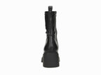 Bottines noires à talon carré Mara