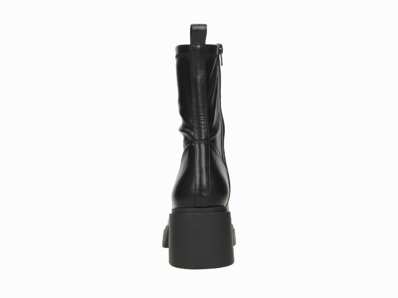 Bottines noires à talon carré Mara