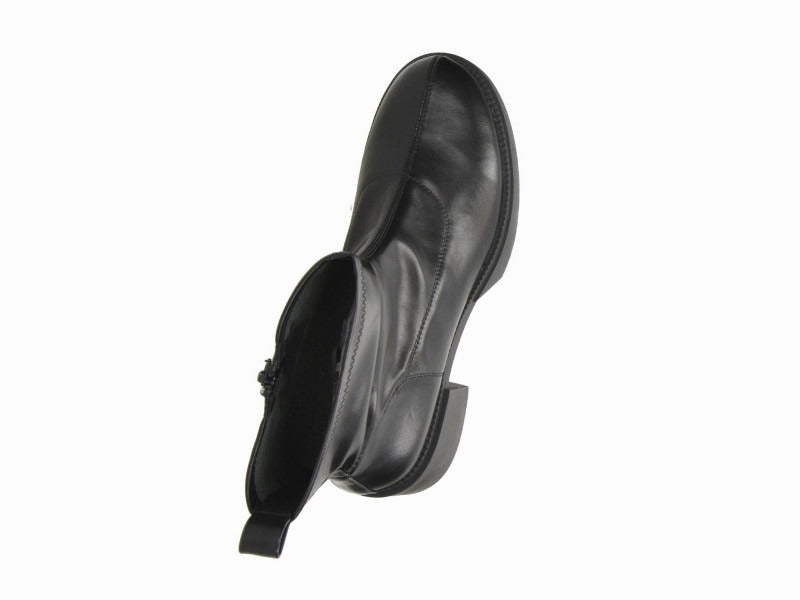 Bottines noires à talon carré Mara