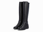 Bottes Remonte classiques et cavalières en cuir noir