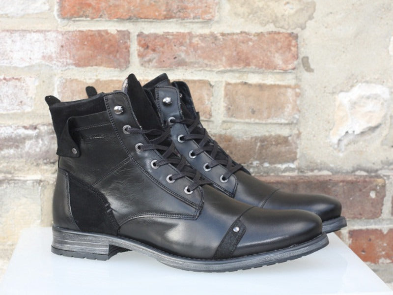 Boots Redskins en cuir noir Yani