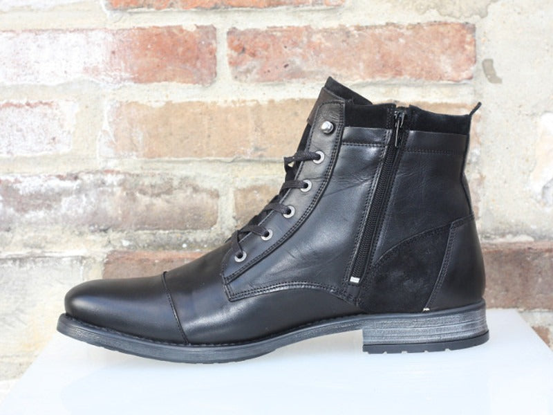Boots Redskins en cuir noir Yani