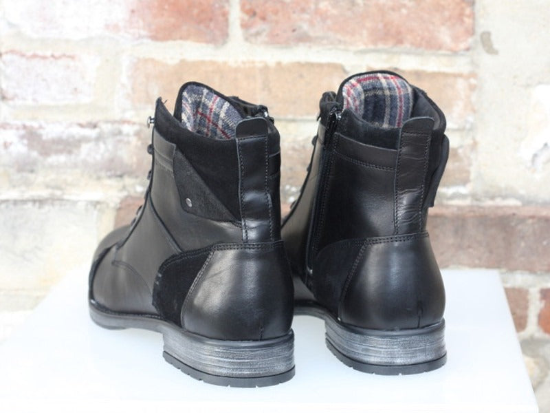 Boots Redskins en cuir noir Yani