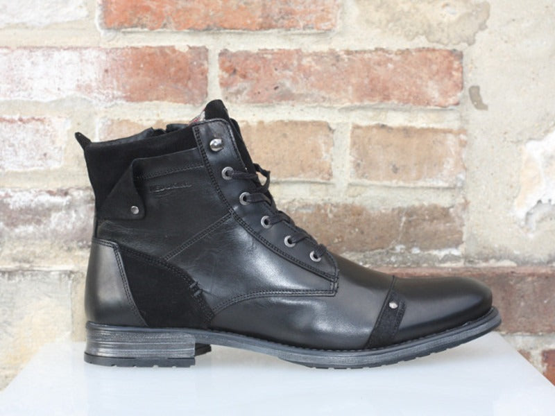 Boots Redskins en cuir noir Yani