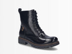 Bottines vernies en cuir noir Melinda